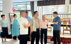 北京卫戍区原政治委员孙本胜将军一行莅临崇德堂博物馆参观指导